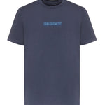 T-shirt in jersey di cotone con logo 20CMTS292A 005431G889 C.P. COMPANY 