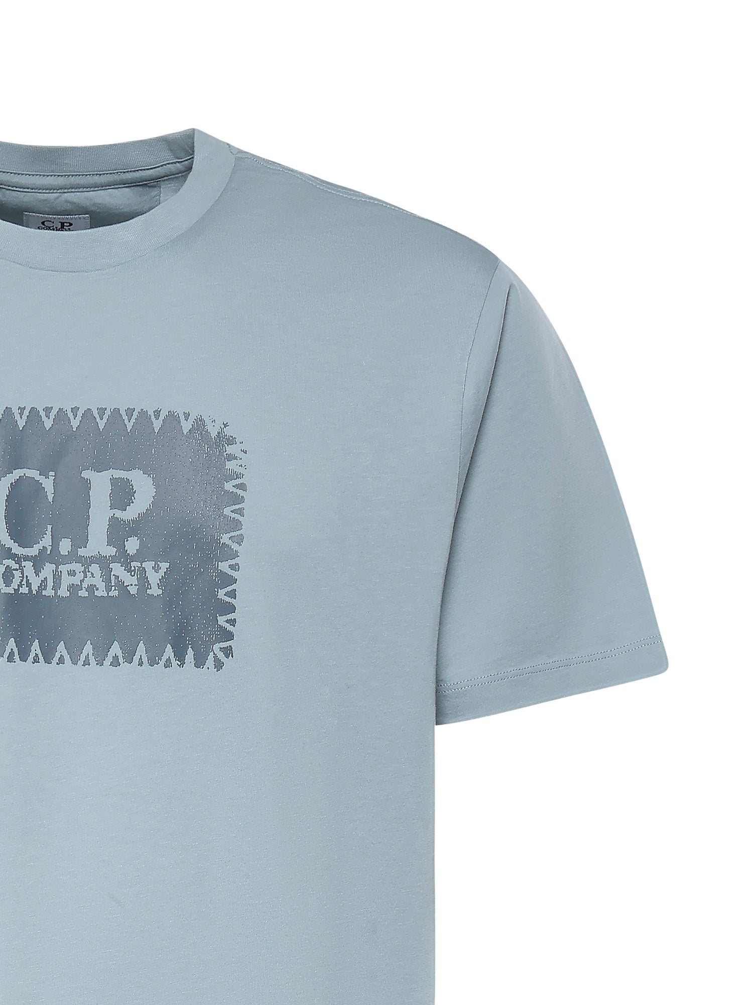T-shirt in jersey di cotone con logo 20CMTS723A 005100W809 C.P. COMPANY 