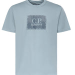 T-shirt in jersey di cotone con logo 20CMTS723A 005100W809 C.P. COMPANY 