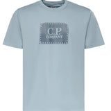 T-shirt in jersey di cotone con logo 20CMTS723A 005100W809 C.P. COMPANY 
