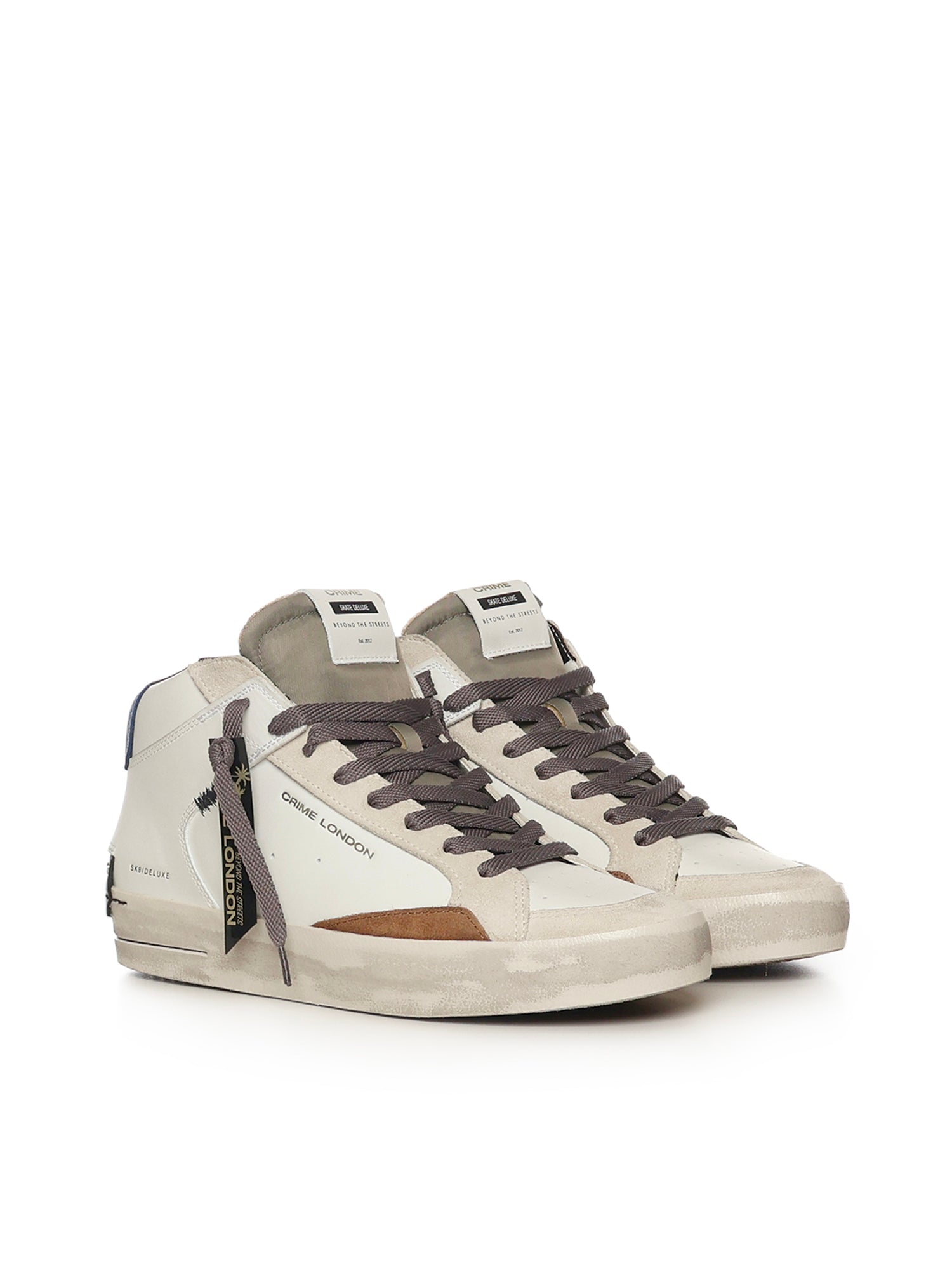 Sneaker Sk8 Deluxe Mid 11151AA8B WHITE CRIME LONDON 