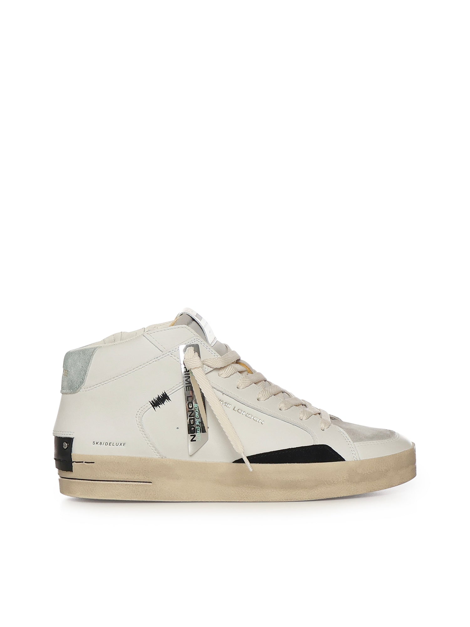 Sneaker Sk8 Deluxe Mid 14151PP7B WHITE CRIME LONDON 