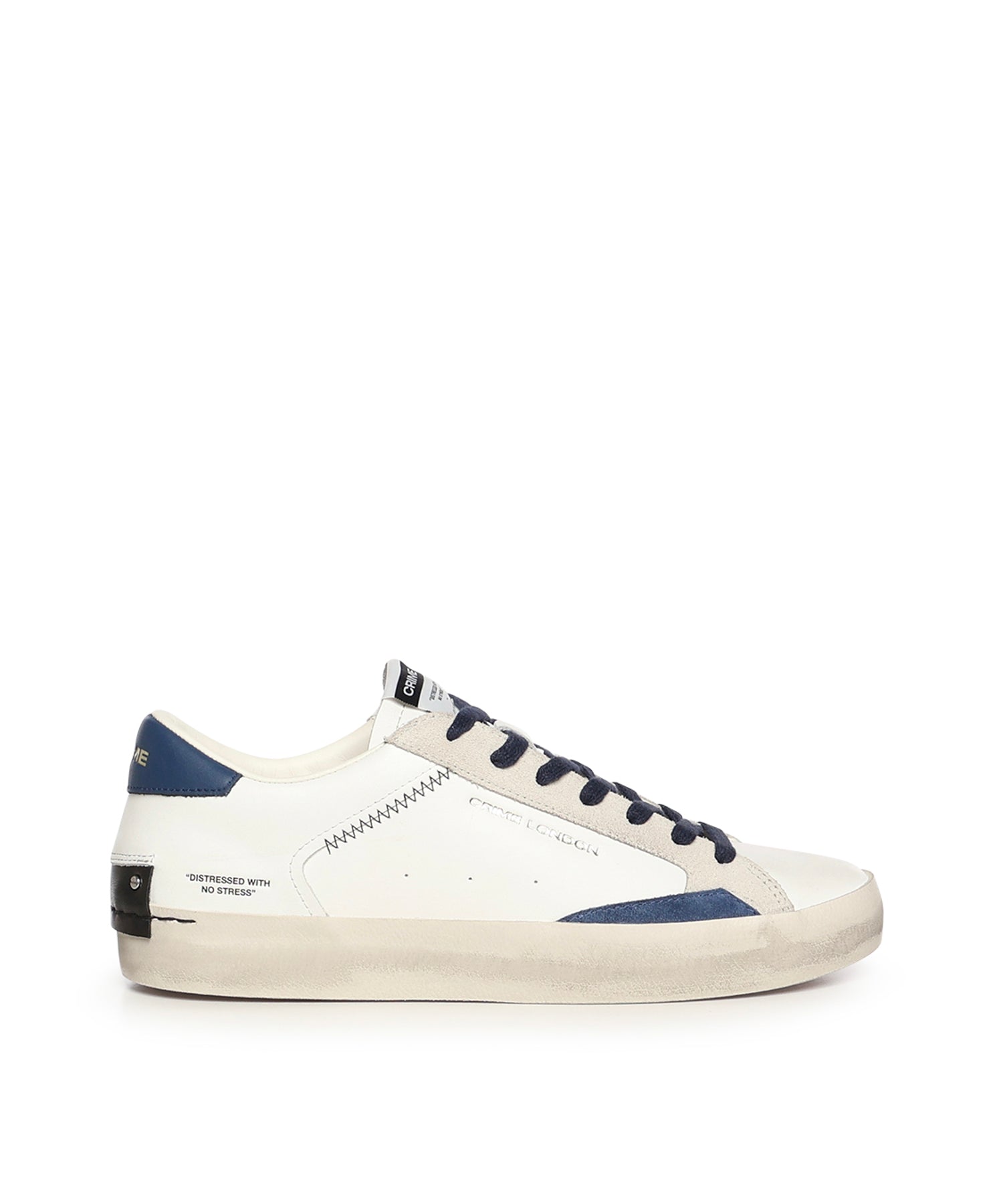 Sneaker Distressed Lo 19003PP8B WHITE CRIME LONDON 