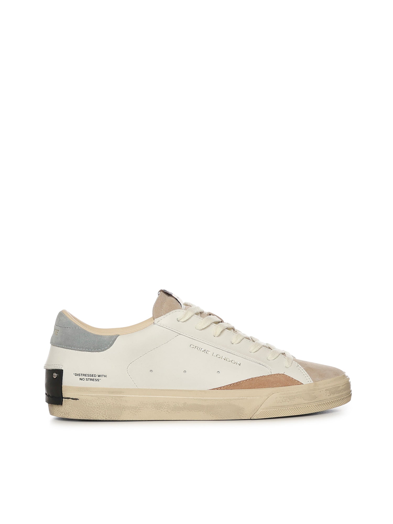 Sneaker Distressed 2.0 19050PP8B WHITE CRIME LONDON 