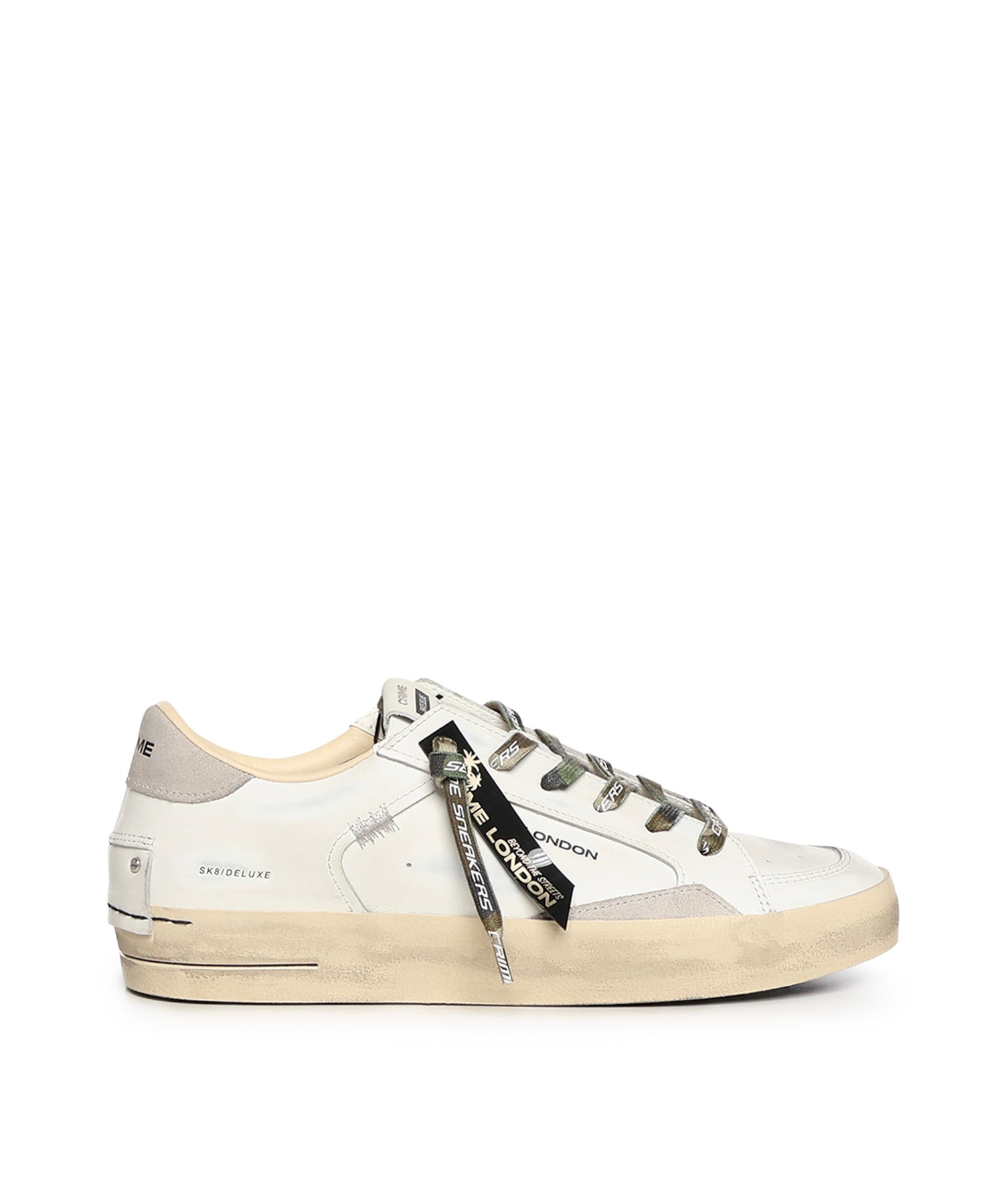 Sneaker Sk8 Deluxe<BR/> 19108PP8B WHITE CRIME LONDON 