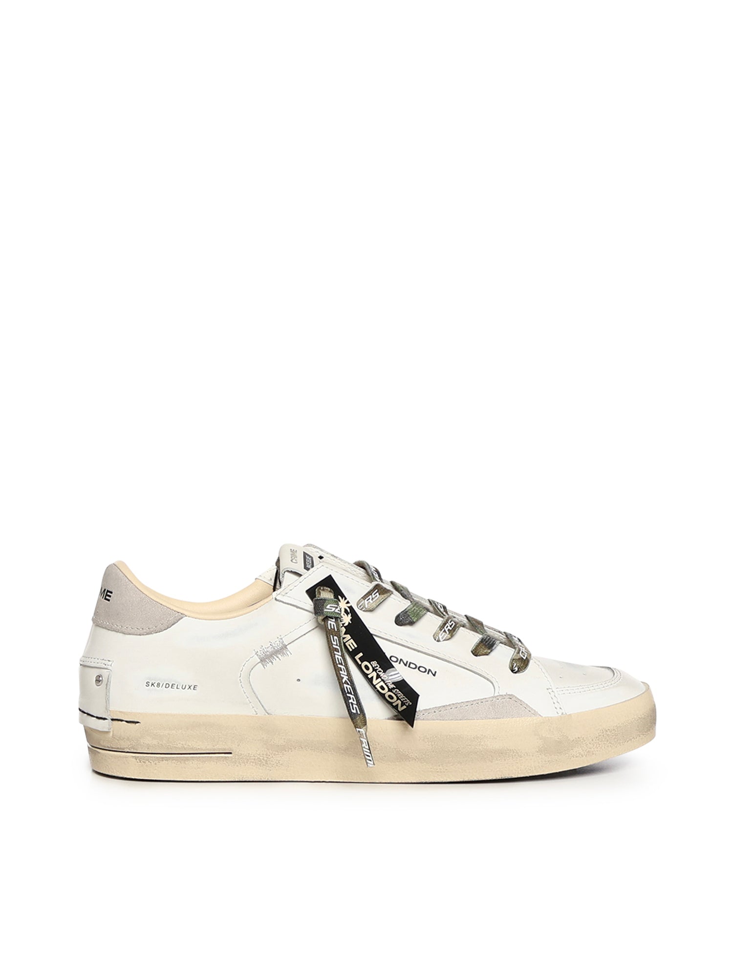 Sneaker Sk8 Deluxe<BR/> 19108PP8B WHITE CRIME LONDON 