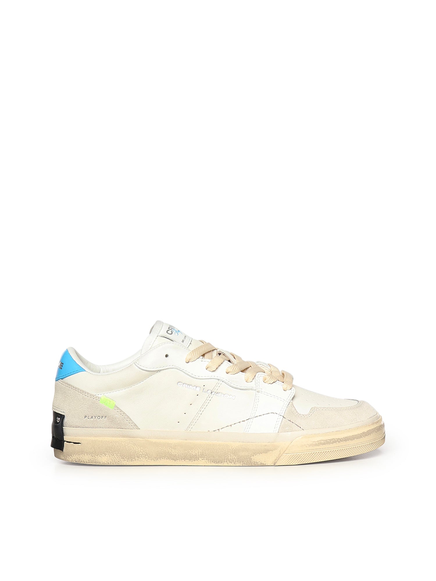 Sneaker Playoff in pelle 19502PP8B WHITE CRIME LONDON 