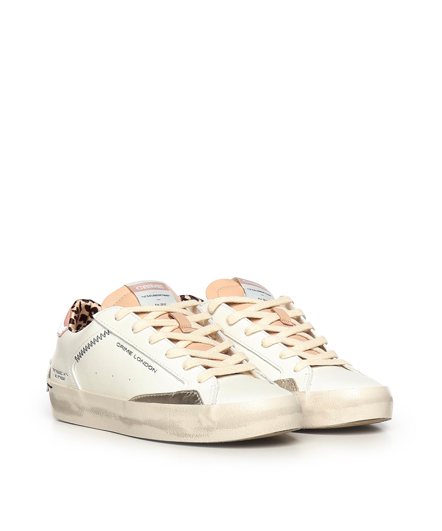 Sneaker Rush in pelle 29008PP8B WHITE CRIME LONDON 