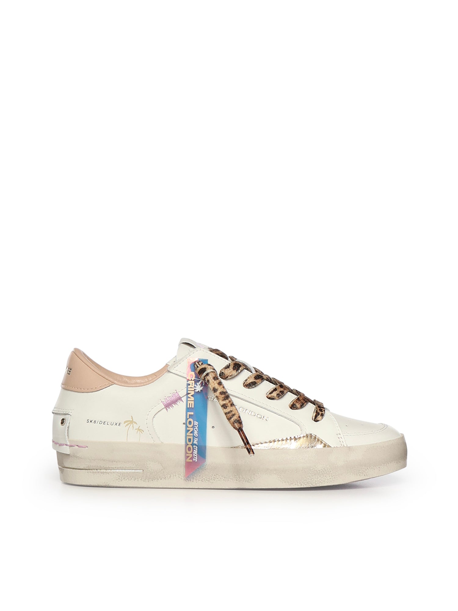 Sneaker Sk8 Deluxe in pelle 29101PP8B WHITE CRIME LONDON 