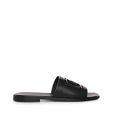 Slide in pelle con logo A80397 A036380999 DOLCE & GABBANA 