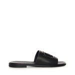 Slide in pelle con logo A80397 A036380999 DOLCE & GABBANA 
