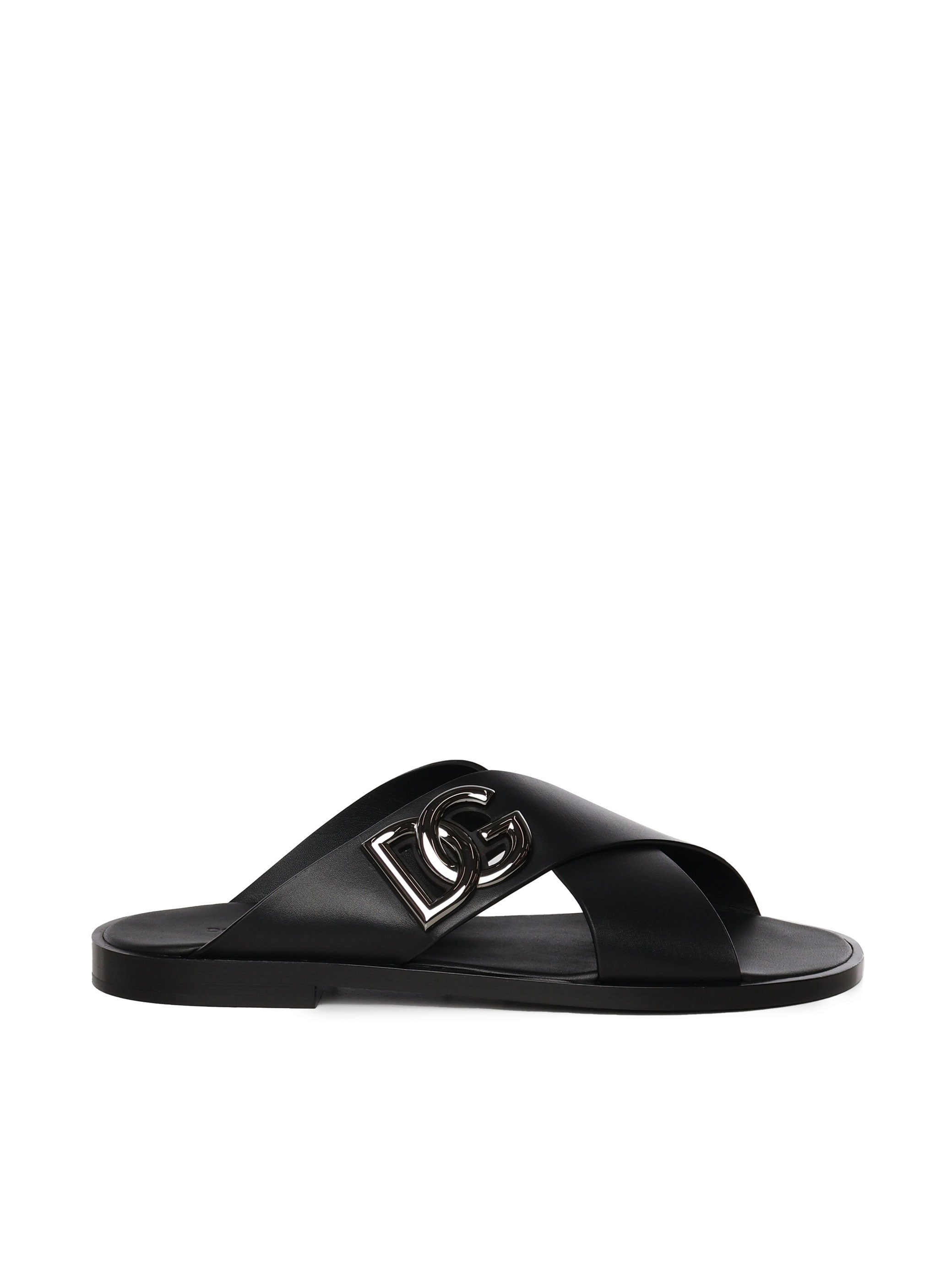 Sandalo in pelle di vitello A80440 AO60280999 DOLCE & GABBANA 