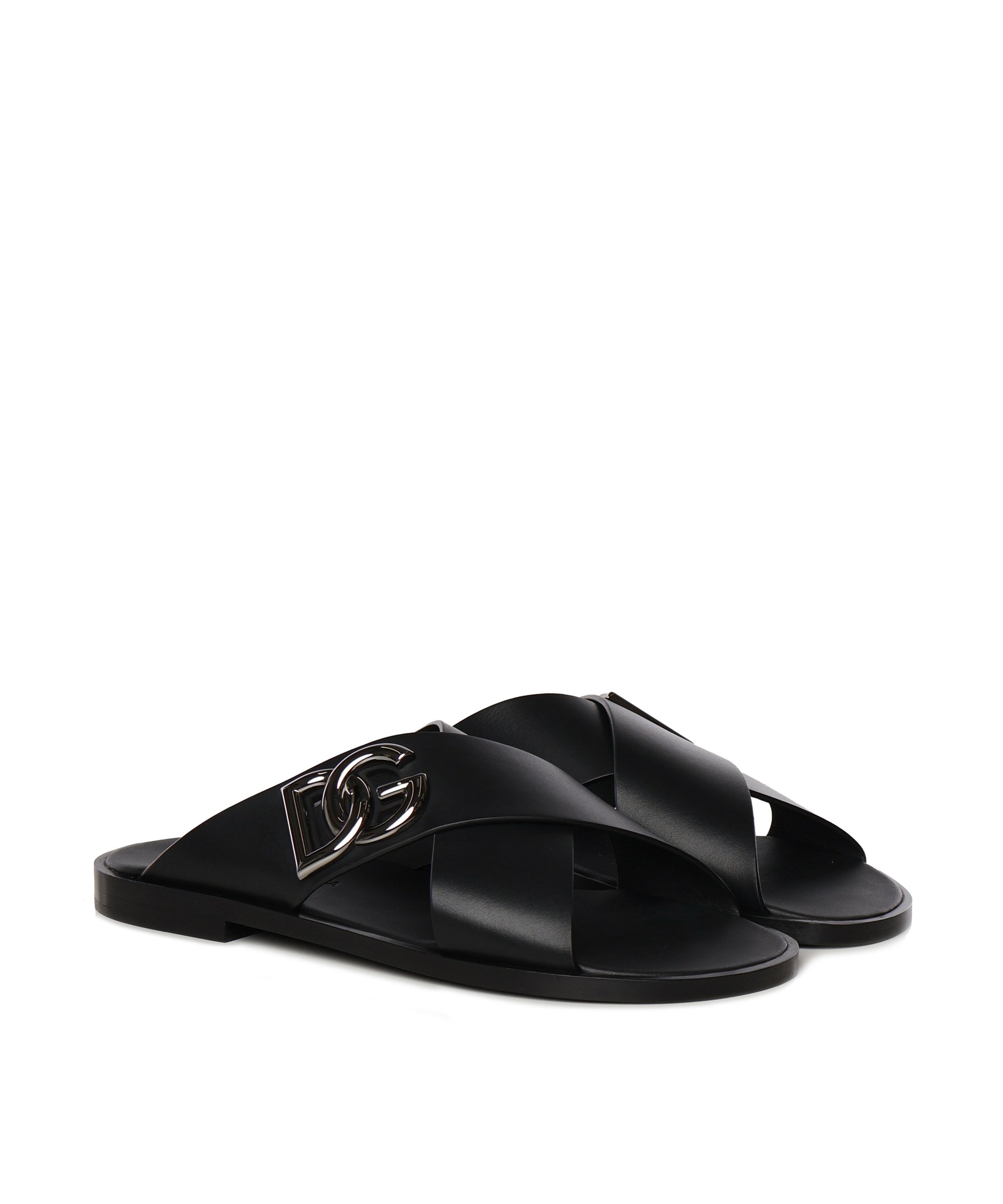 Sandalo in pelle di vitello A80440 AO60280999 DOLCE & GABBANA 