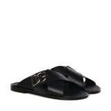 Sandalo in pelle di vitello A80440 AO60280999 DOLCE & GABBANA 