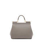 Borsa a mano Sicily grande in pelle Dauphine BB6002 B100180045 DOLCE & GABBANA 