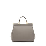 Borsa a mano Sicily grande in pelle Dauphine BB6002 B100180045 DOLCE & GABBANA 