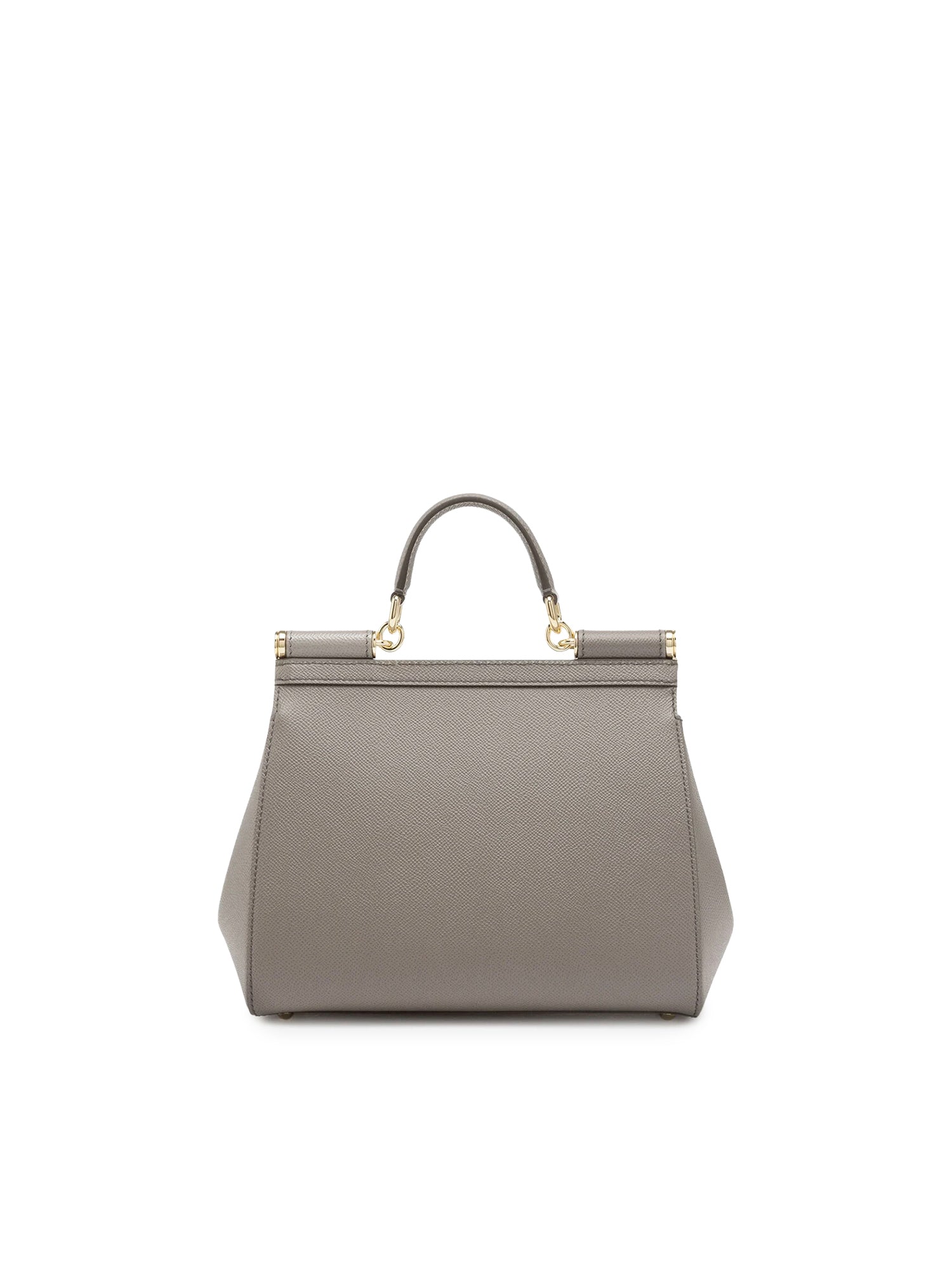 Borsa a mano Sicily grande in pelle Dauphine BB6002 B100180045 DOLCE & GABBANA 