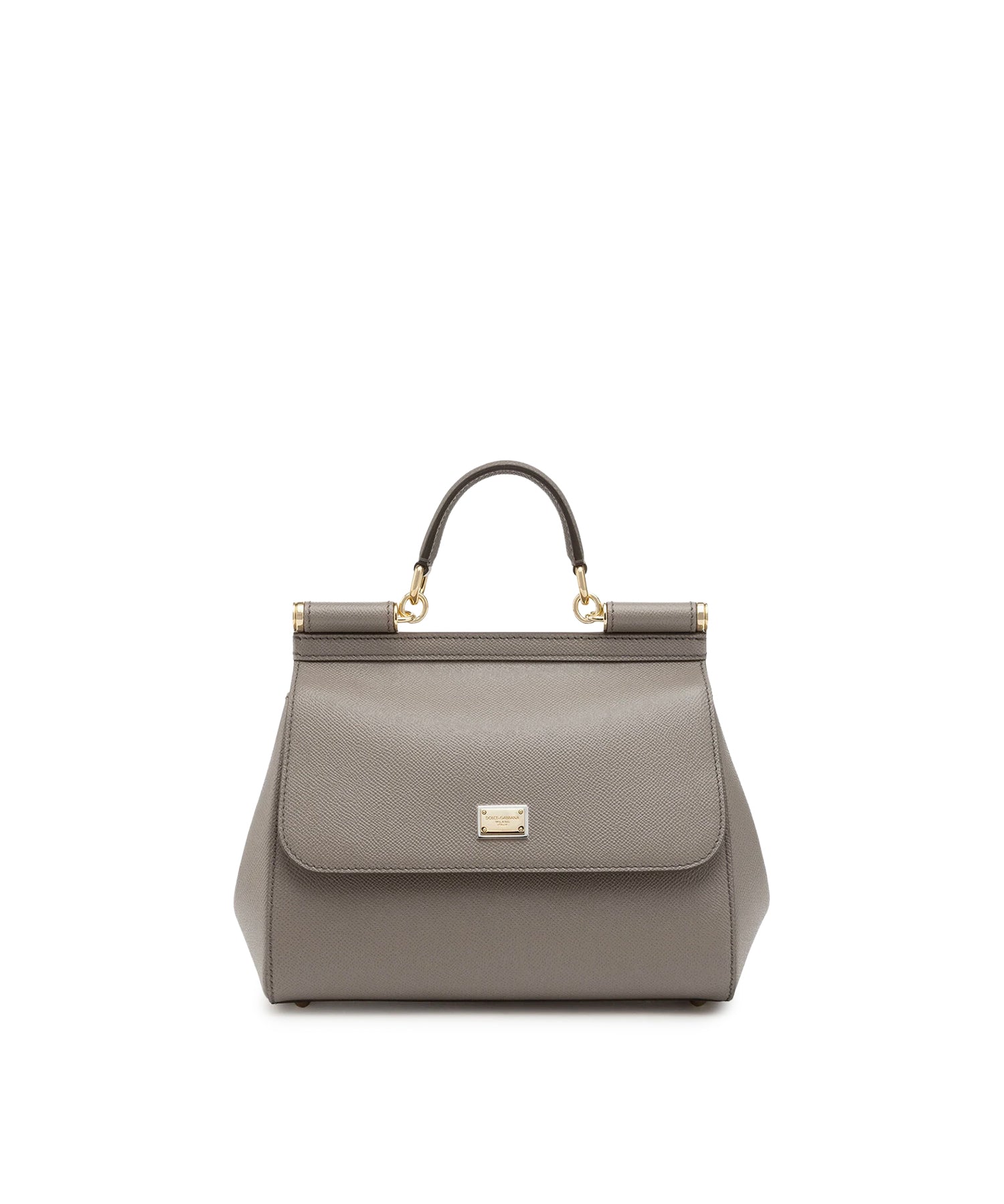 Borsa a mano Sicily grande in pelle Dauphine BB6002 B100180045 DOLCE & GABBANA 