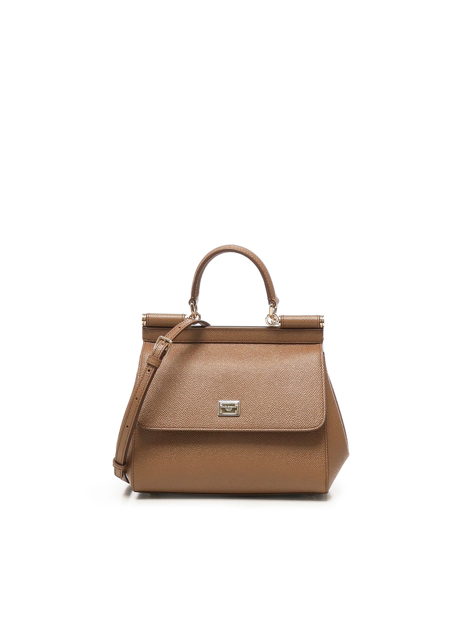 Borsa a mano Sicily piccola in pelle Dauphine BB6003 B10018M417 DOLCE & GABBANA 