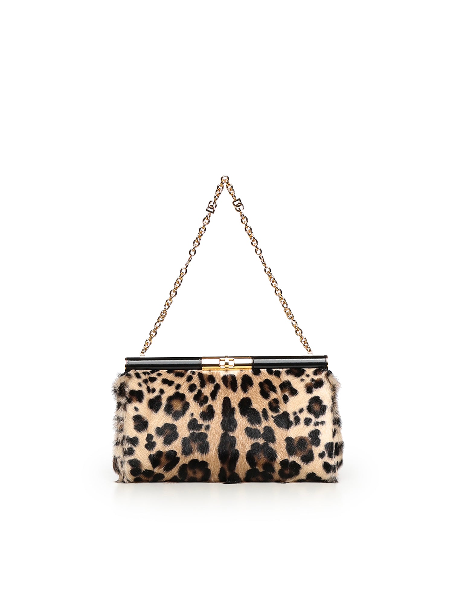 Borsa a spalla Marlene in capra kid leo BB7672 A086389738 DOLCE & GABBANA 
