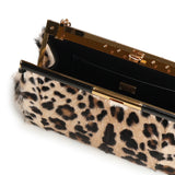 Borsa a spalla Marlene in capra kid leo BB7672 A086389738 DOLCE & GABBANA 