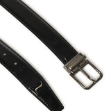 Cintura in pelle di vitello verniciata BC4703 A115380999 DOLCE & GABBANA 
