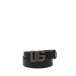 Cintura con logo in pelle di vitello BC4943 AG6518B956 DOLCE & GABBANA 
