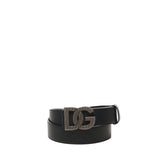 Cintura con logo in pelle di vitello BC4943 AG6518B956 DOLCE & GABBANA 