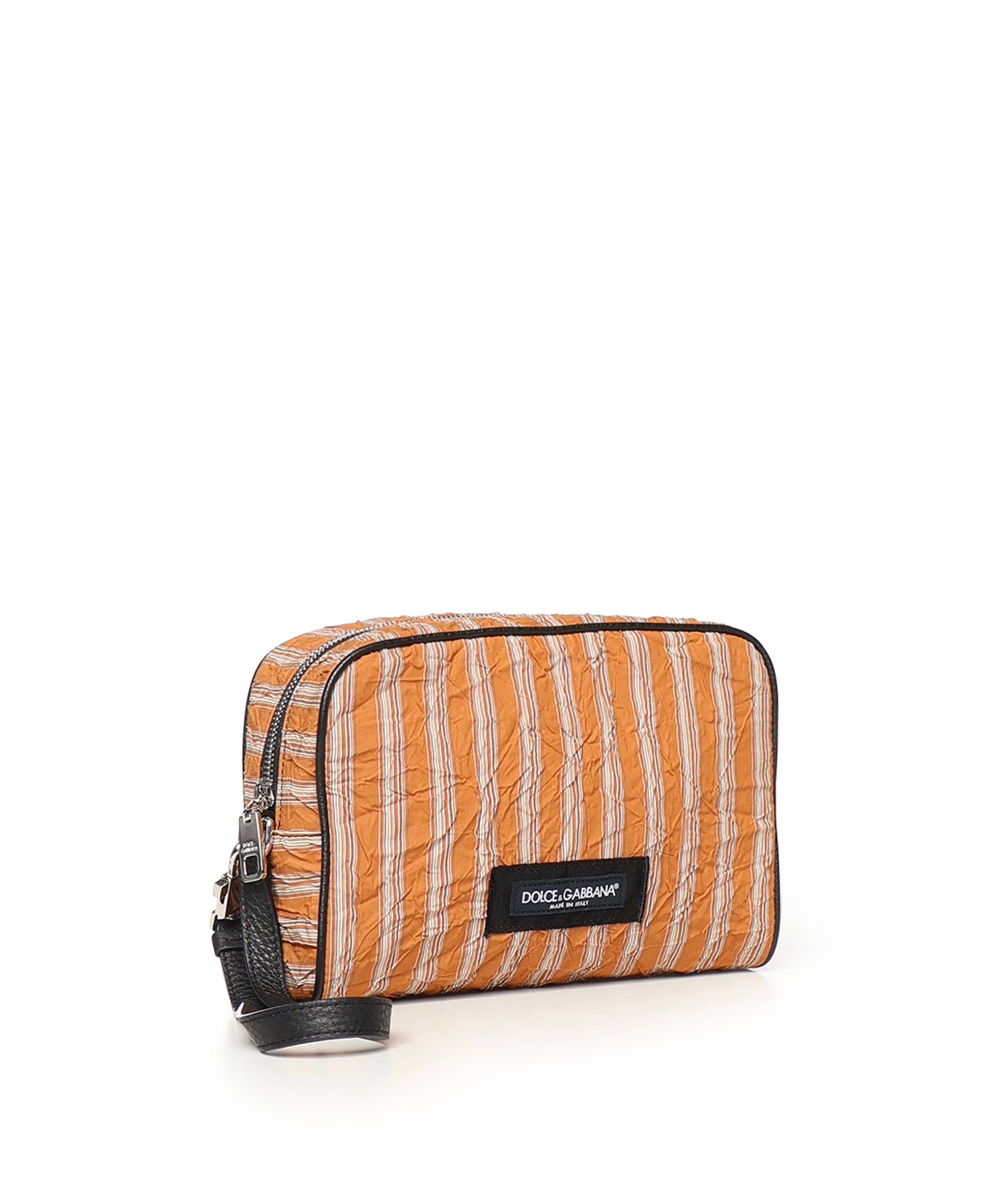 Borsa a mano in tessuto froissé e pelle BM2500 A03898W177 DOLCE & GABBANA 