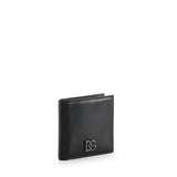 Portacarte in pelle di vitello con logo <BR/> BP1321 AU99480999 DOLCE & GABBANA 