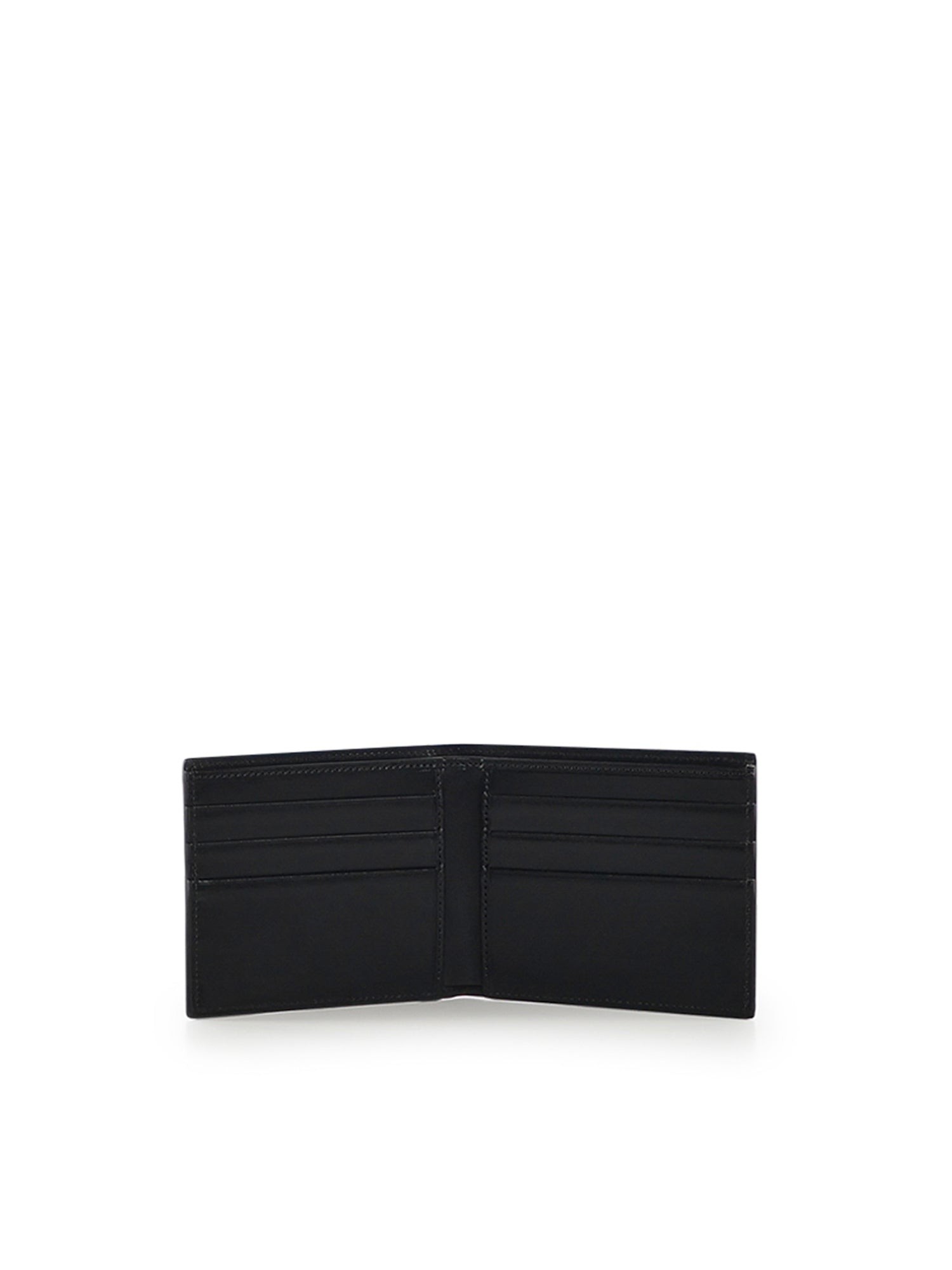 Portacarte in pelle di vitello con logo <BR/> BP1321 AU99480999 DOLCE & GABBANA 