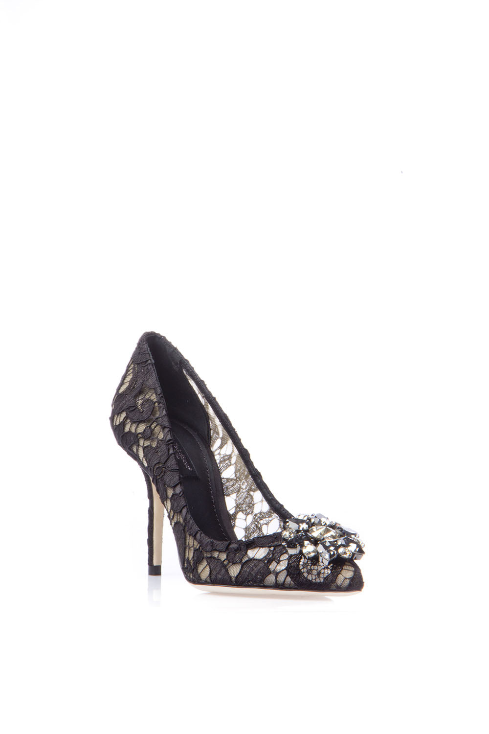 Décolleté Rainbow in pizzo con broche<BR/> CD0101 AL19880999 DOLCE & GABBANA 