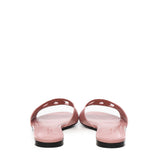 Slide in pelle di vitello e logo CQ0436 AY32980405 DOLCE & GABBANA 