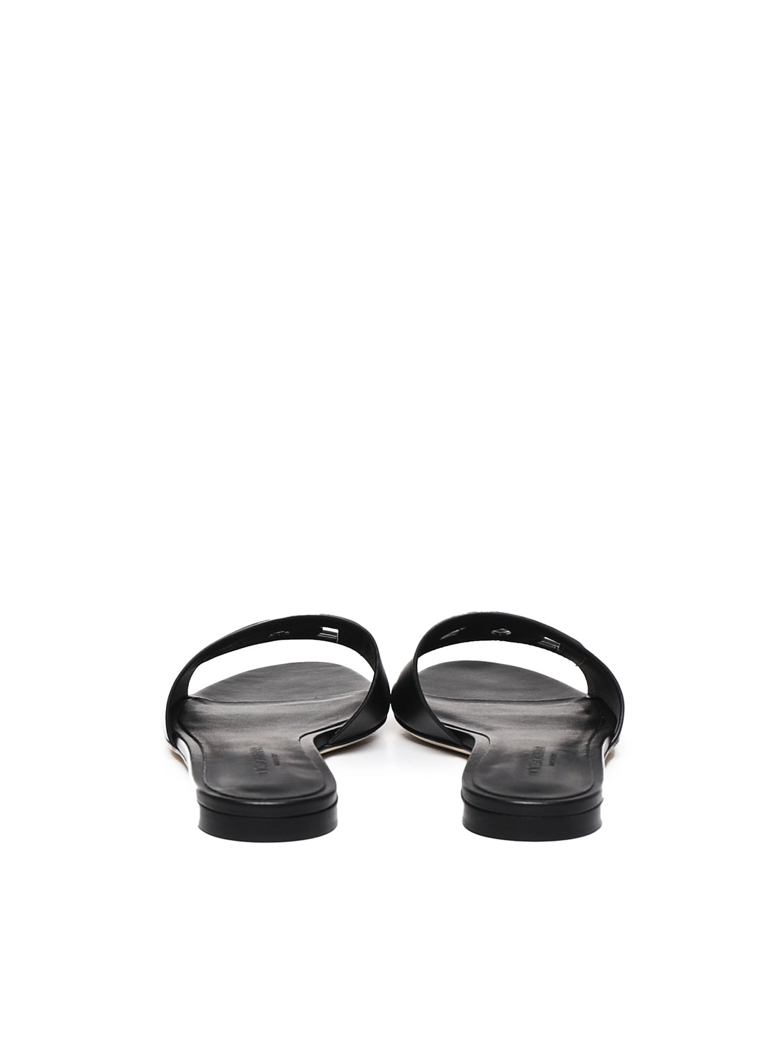 Slide in pelle di vitello e logo CQ0436 AY32980999 DOLCE & GABBANA 