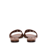 Slide in pelle di vitello e logo CQ0436 AY32981236 DOLCE & GABBANA 