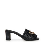 Mules in rafia con logo CR1993 AN21780999 DOLCE & GABBANA 