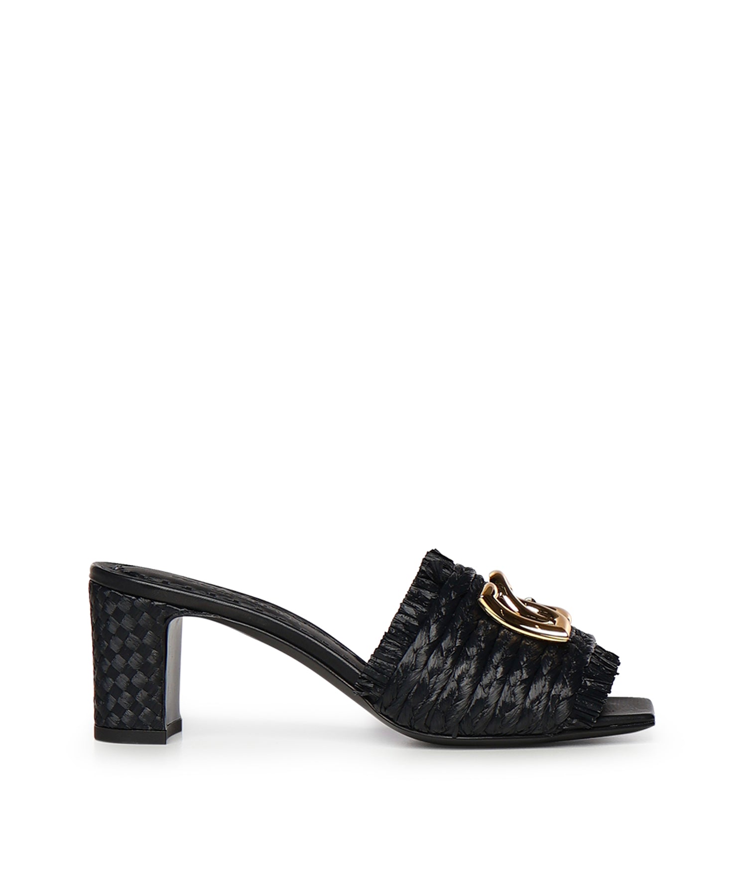 Mules in rafia con logo CR1993 AN21780999 DOLCE & GABBANA 