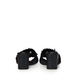 Mules in rafia con logo CR1993 AN21780999 DOLCE & GABBANA 