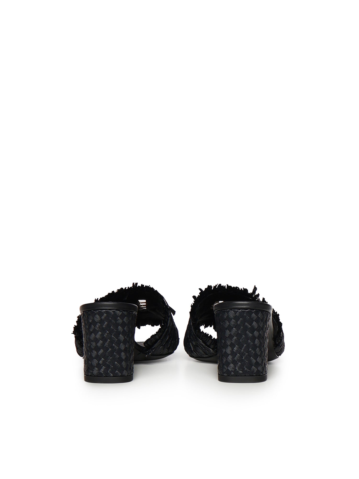 Mules in rafia con logo CR1993 AN21780999 DOLCE & GABBANA 