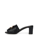 Mules in rafia con logo CR1993 AN21780999 DOLCE & GABBANA 