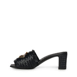 Mules in rafia con logo CR1993 AN21780999 DOLCE & GABBANA 