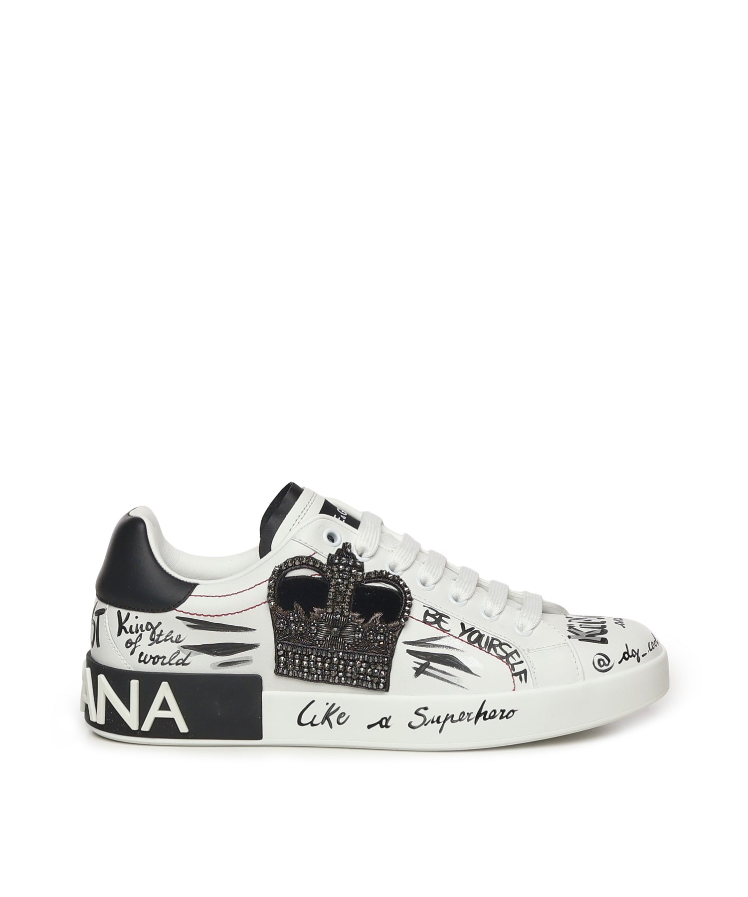 Sneakers Portofino in pelle CS1760 A9AG189697 DOLCE & GABBANA 