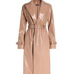 Trench in ecopelle spalmato F0W3WT FUSW7M0179 DOLCE & GABBANA 