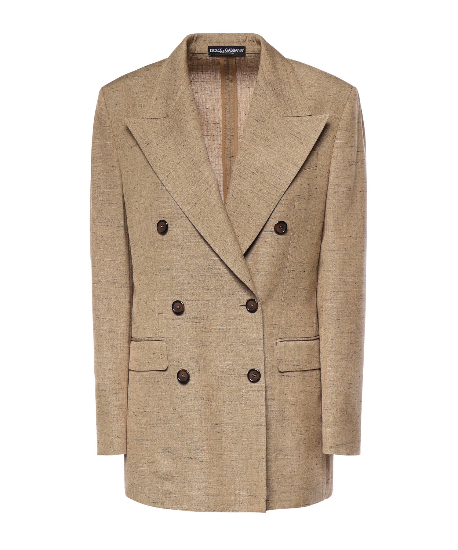 Giacca doppiopetto Sicilia effetto tweed F29YFT HUMWCS8230 DOLCE & GABBANA 