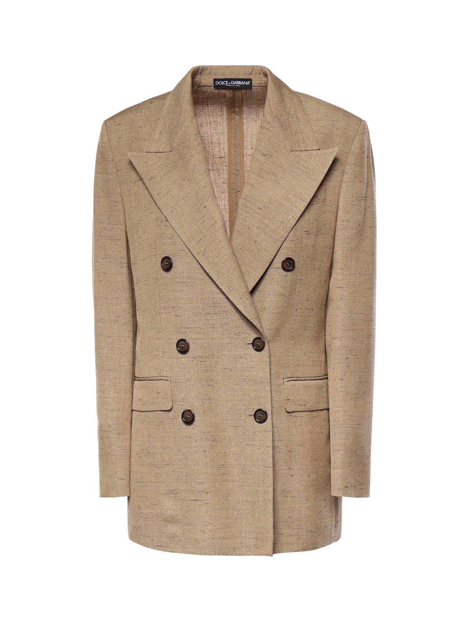 Giacca doppiopetto Sicilia effetto tweed F29YFT HUMWCS8230 DOLCE & GABBANA 