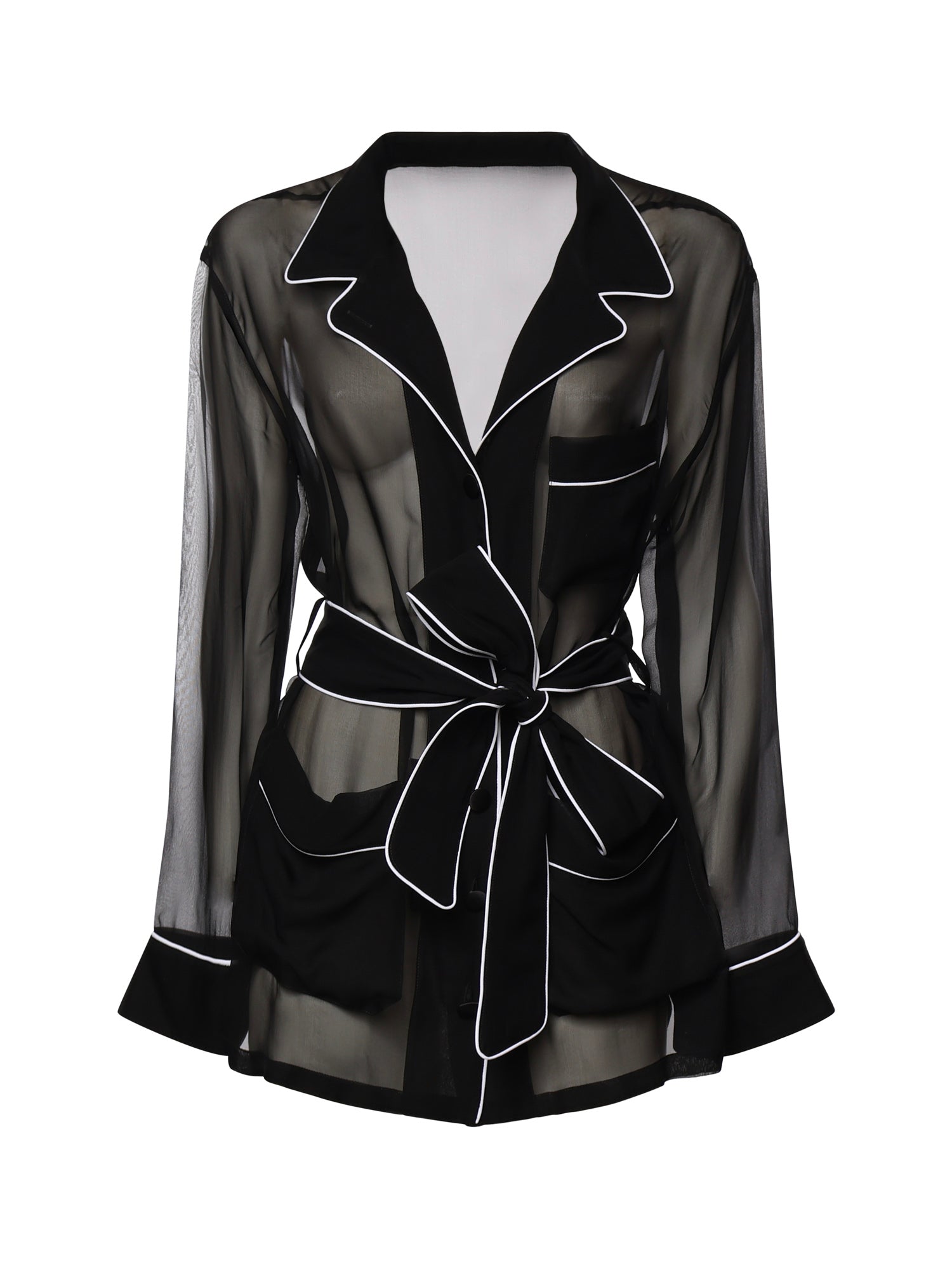Camicia Vanity in chiffon F5U33T FU1ATN0000 DOLCE & GABBANA 