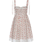 Abito corto in popeline stampa Roselline F60F9T HS5UBHA5XJ DOLCE & GABBANA 