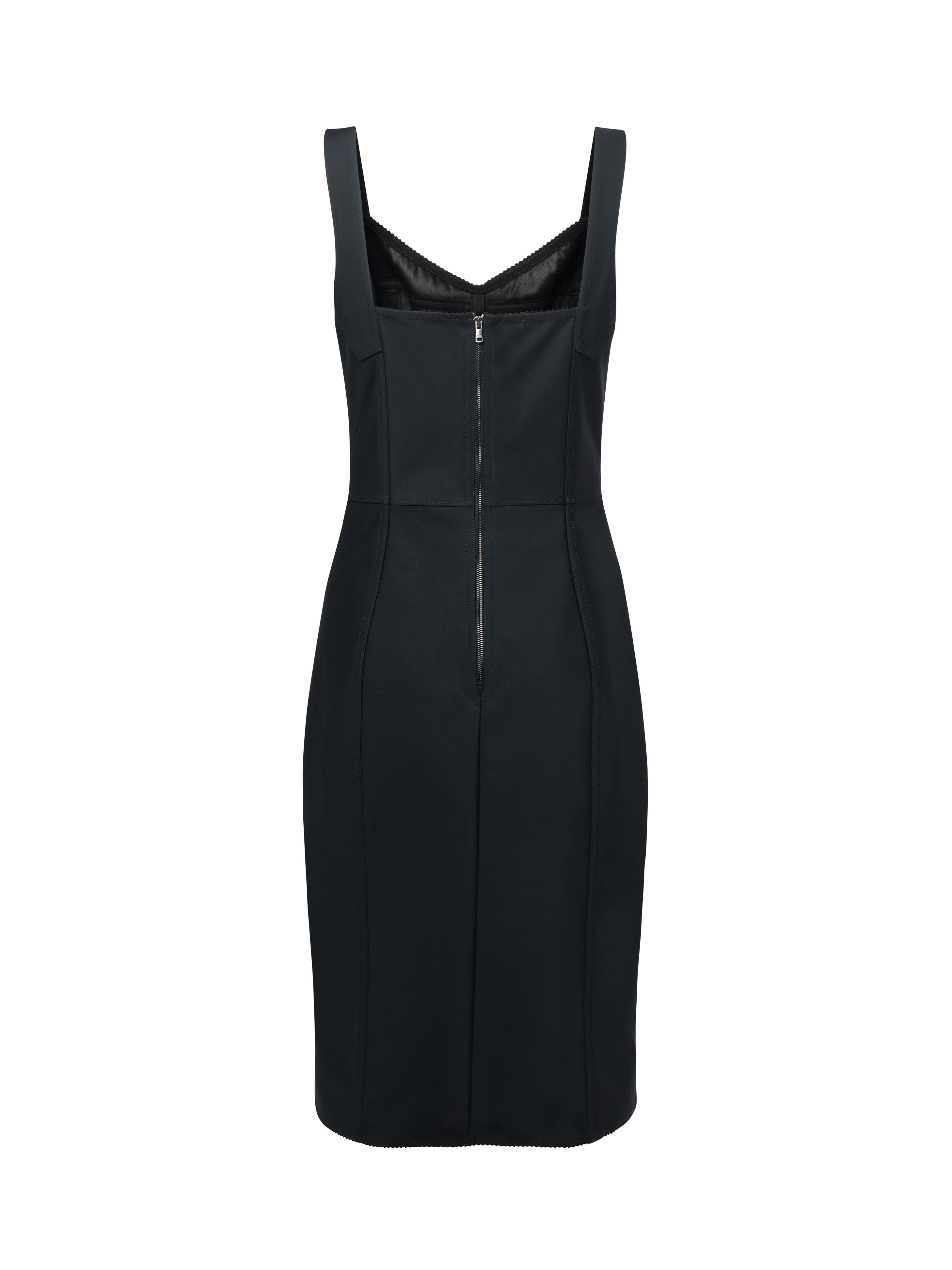 Abito in guaina elastica e pizzo F63G9T GDCLQN0000 DOLCE & GABBANA 