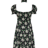 Miniabito in charmeuse di seta con stampa F659HT FSA85HX6BX DOLCE & GABBANA 