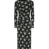 Abito midi in charmeuse di seta con stampa F664HT FSA85HX6BX DOLCE & GABBANA 